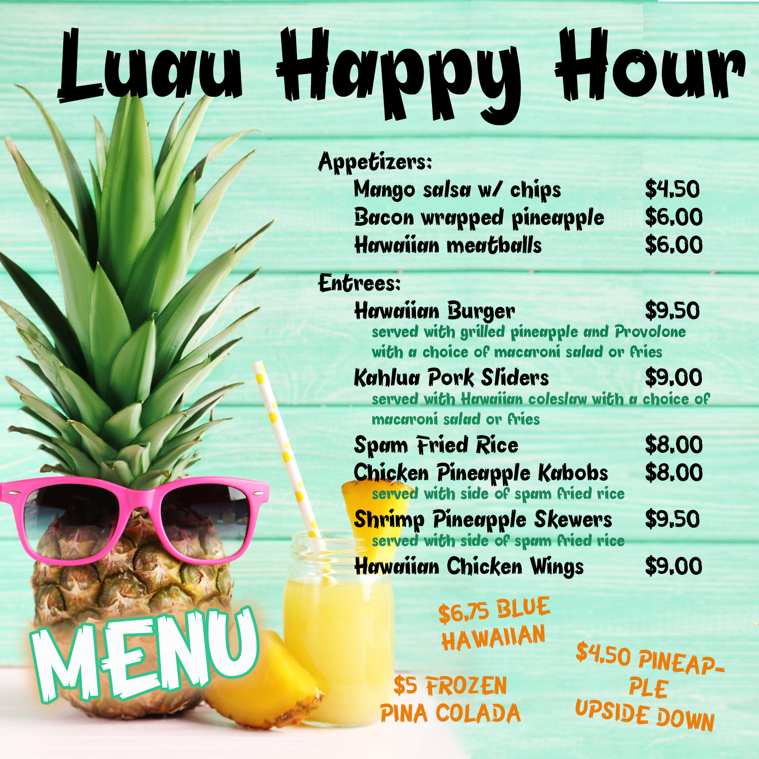 Happy Hour Luau  Olympia Hills Golf & Event Center